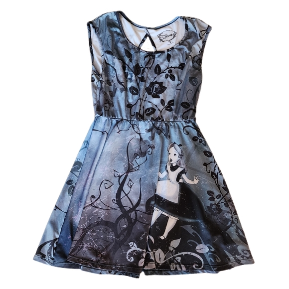 Hot Topic Dresses & Skirts - Disney Alice In Wonderland Falling Gothic Art Tank Dress Size Medium Hot Topic